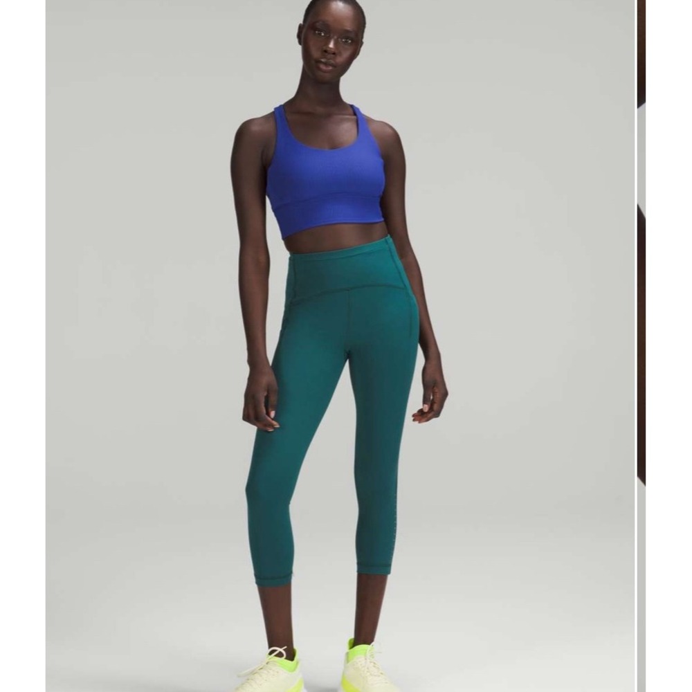 Lululemon Energy Longline Bra Ribbed‎ Luxtreme Size 4